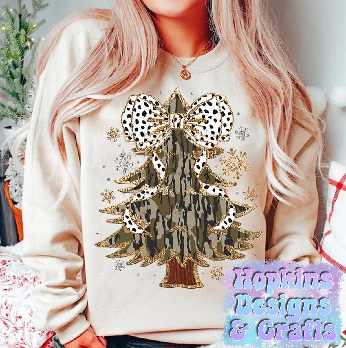 Camo Christmas Tree Shirt