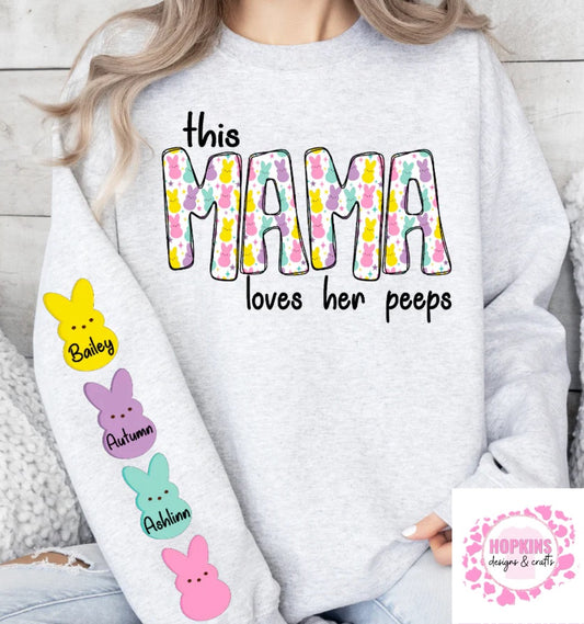 Customized Loves Her Peeps