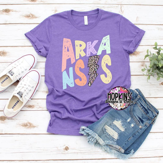 Pastel Color Arkansas ⚡️Shirt