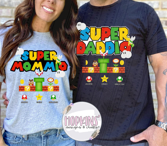 Customized Super Daddio Shirt